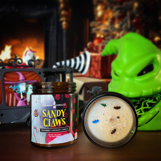 Sandy Claws Candle