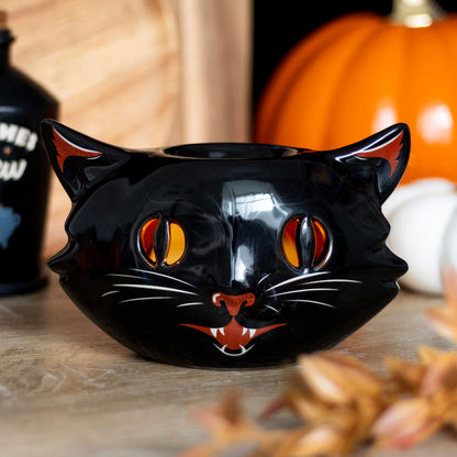 Spooky Black Cat Halloween Wax Warmer