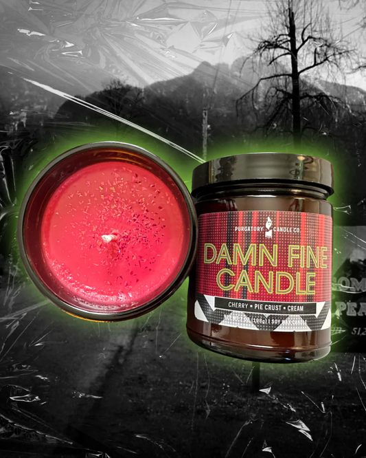 Damn Fine candle