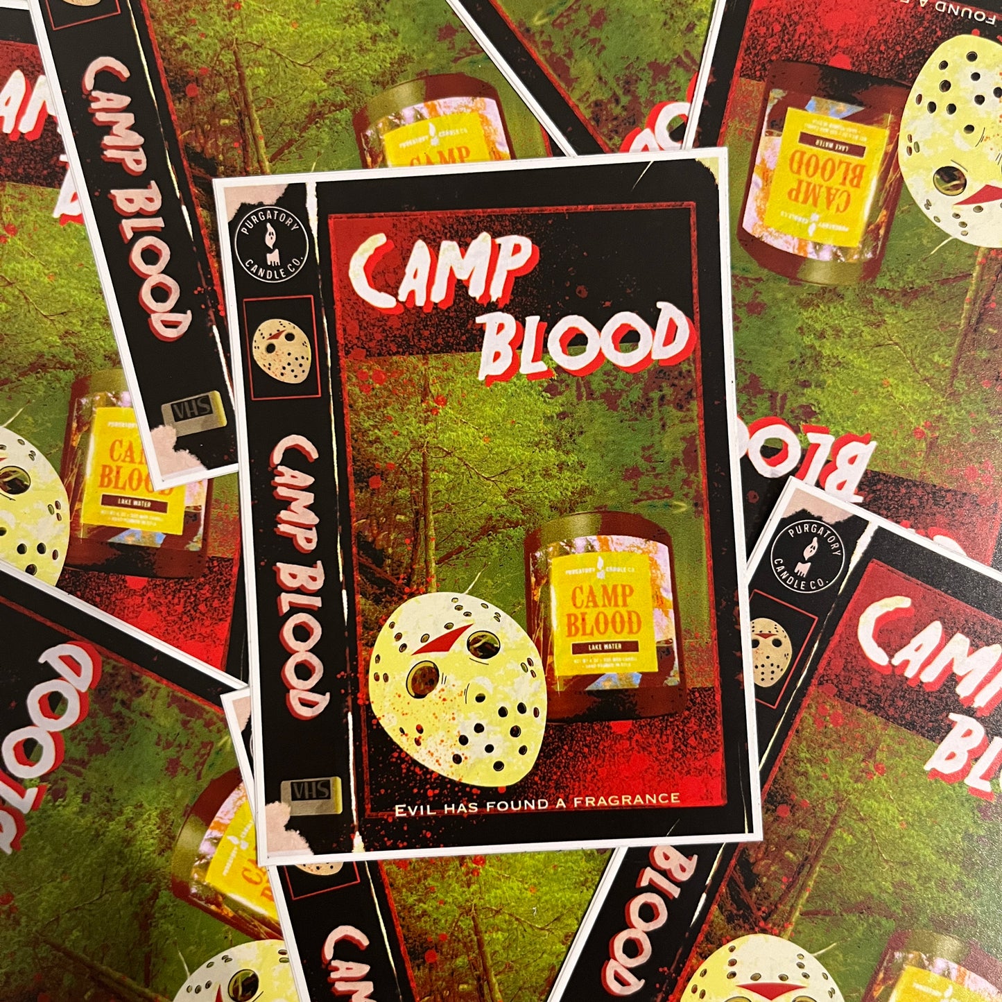 Camp Blood VHS Sticker