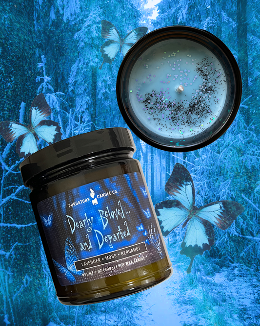 Dearly beloved and departed candle