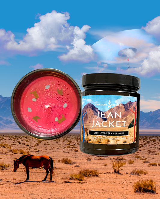 Jean Jacket Candle