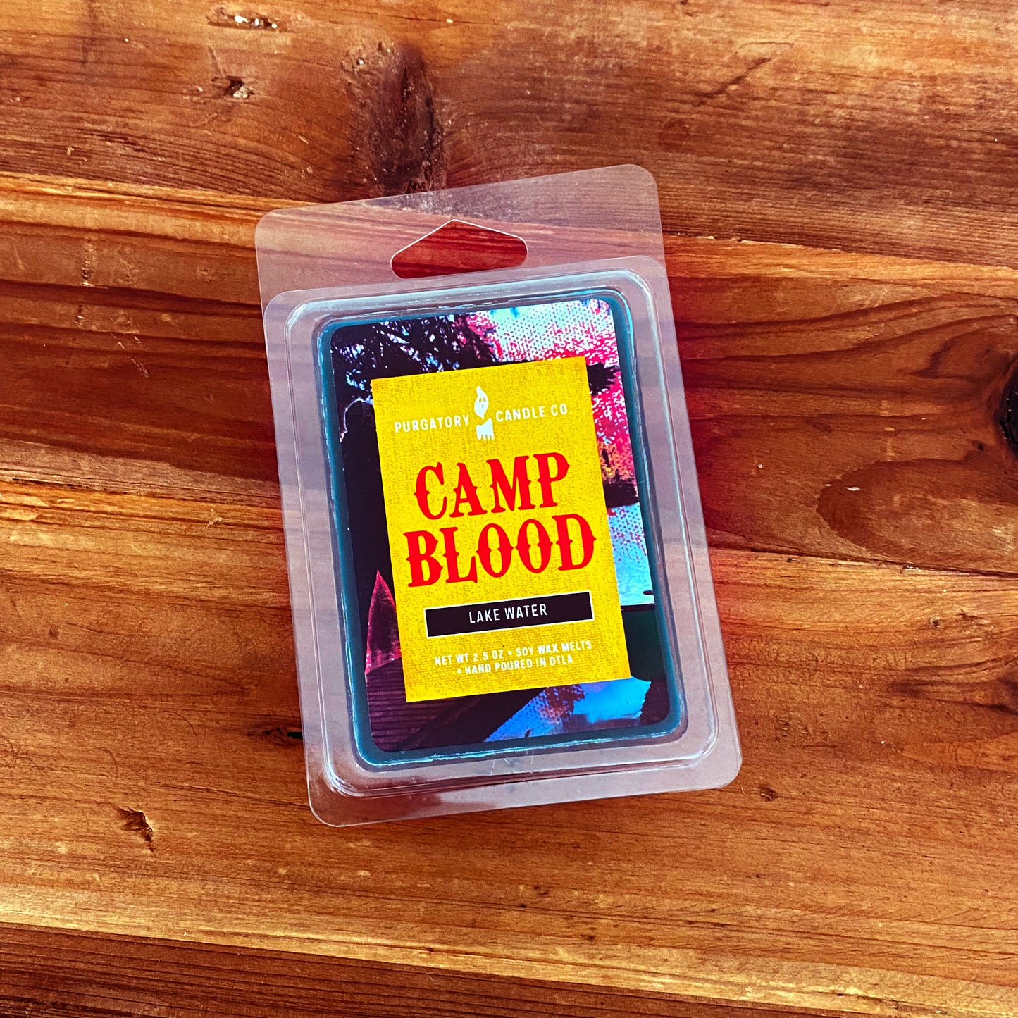 Camp blood wax melts