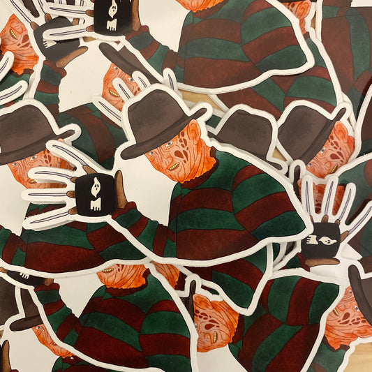 Freddy Got Fragrance Sticker